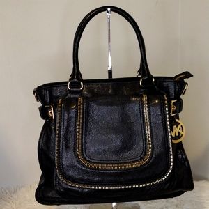 Michael Kors Naomi Leather Satchel Bag